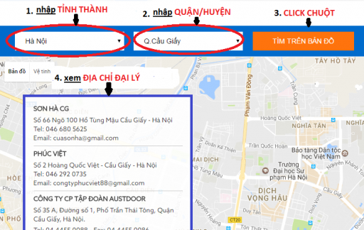 Tìm địa chỉ bán cửa cuốn Austdoor chính hãng gần nhà bạn nhất