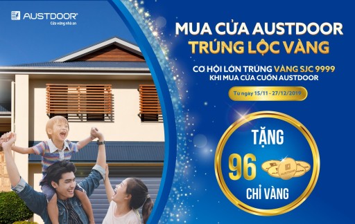 Mua cửa Austdoor - Trúng lộc vàng