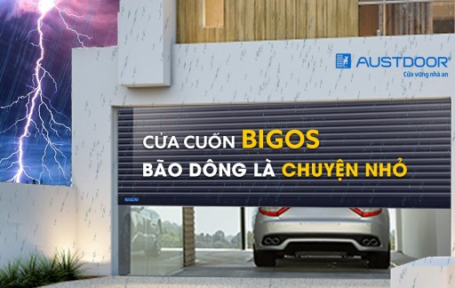 Cửa cuốn có khả năng chống mưa bão hiệu quả