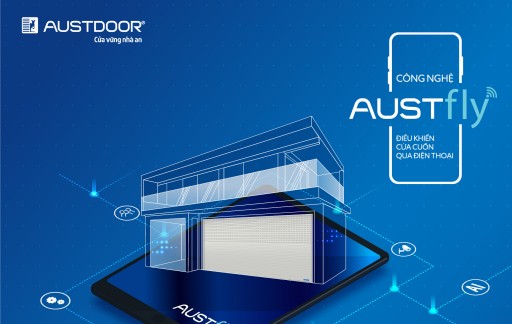 Austfly - công nghệ thông minh mở cửa cuốn bằng smartphone