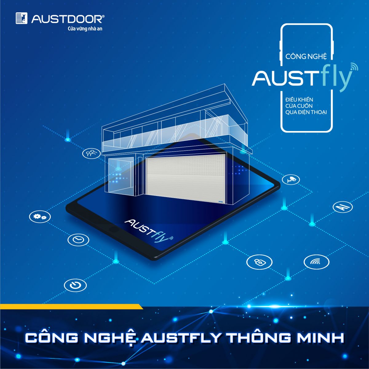 Austfly – một trong những công nghệ thông minh hàng đầu của Austdoor