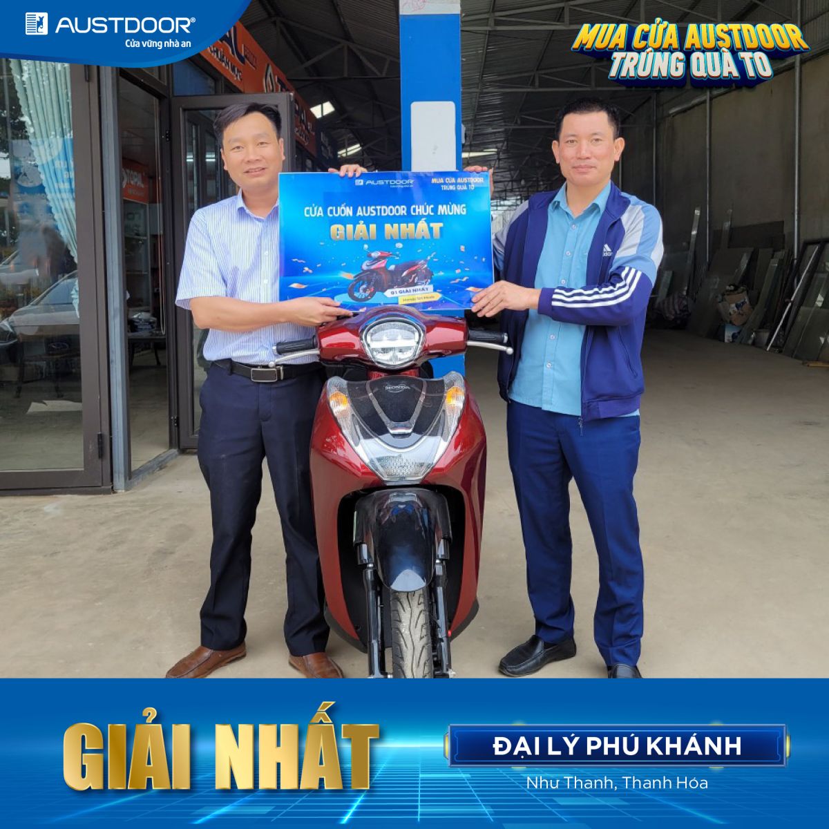 austdoor - phần quà may mắn giải nhất