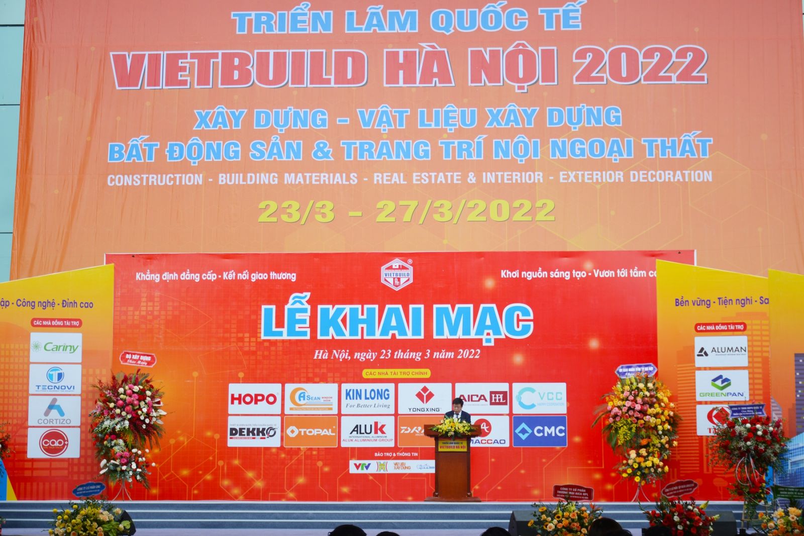 Lễ khai mạc Vietbuild 2022
