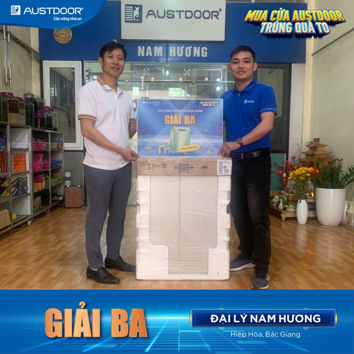 austdoor - phần quà may mắn giải ba 2