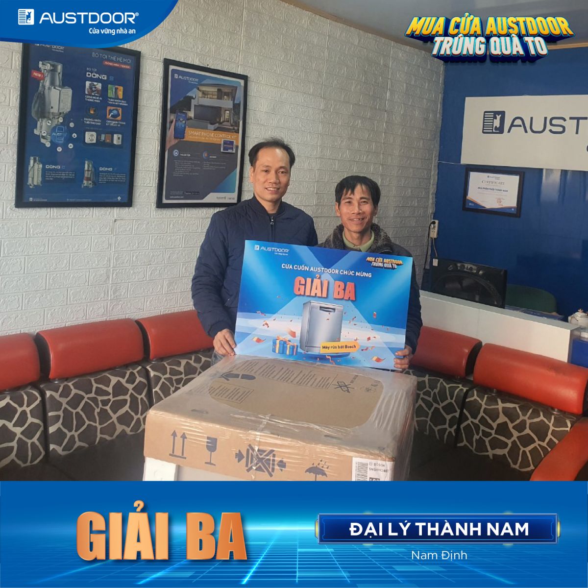austdoor - phần quà may mắn giải ba 3
