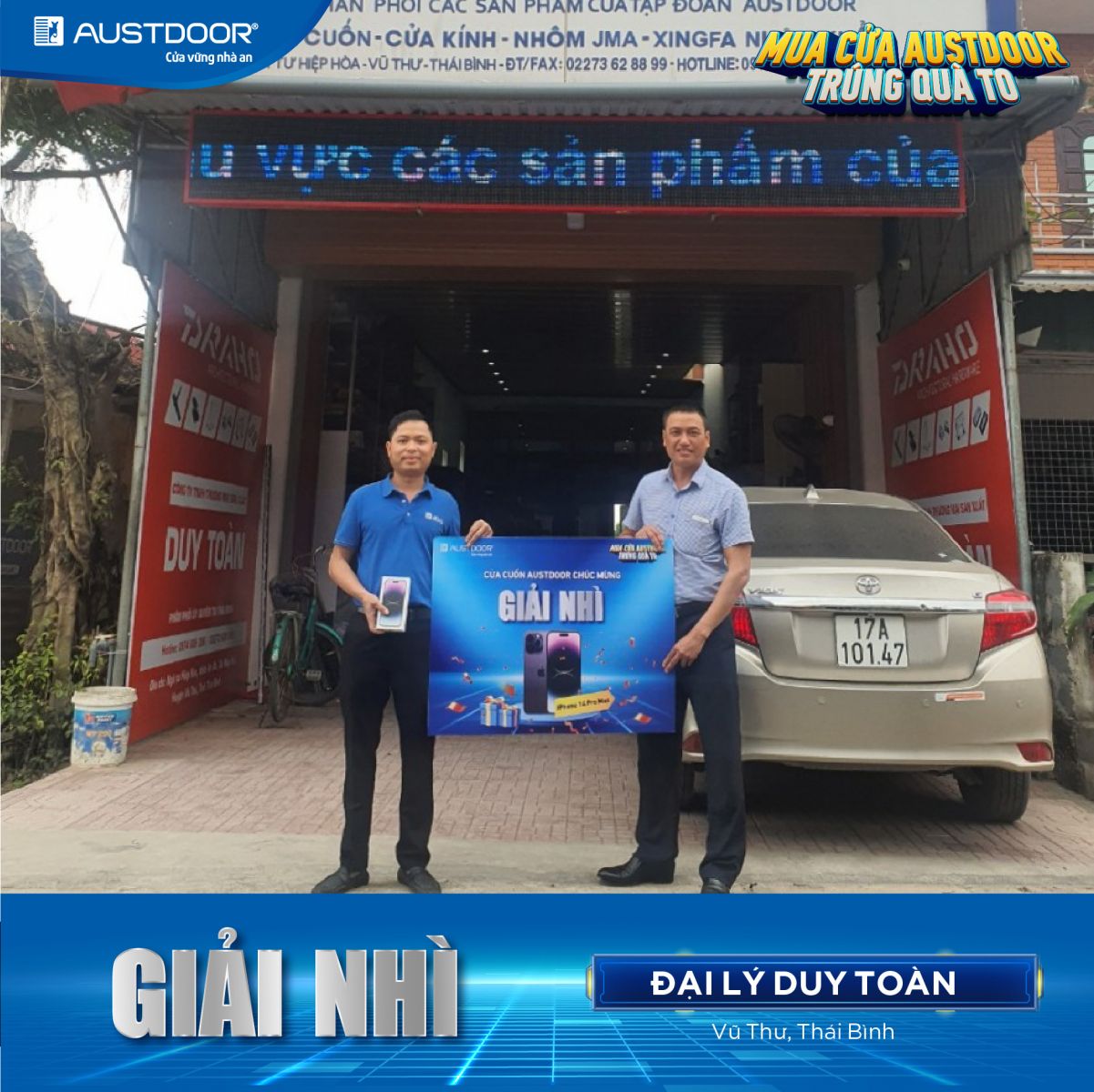 austdoor - phần quà may mắn giải nhì 2