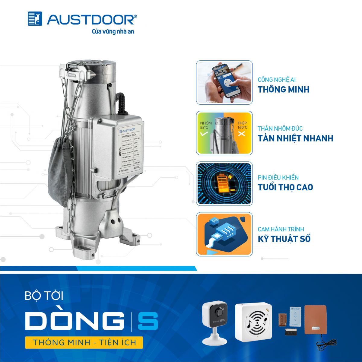 Bộ tời dòng S Austdoor