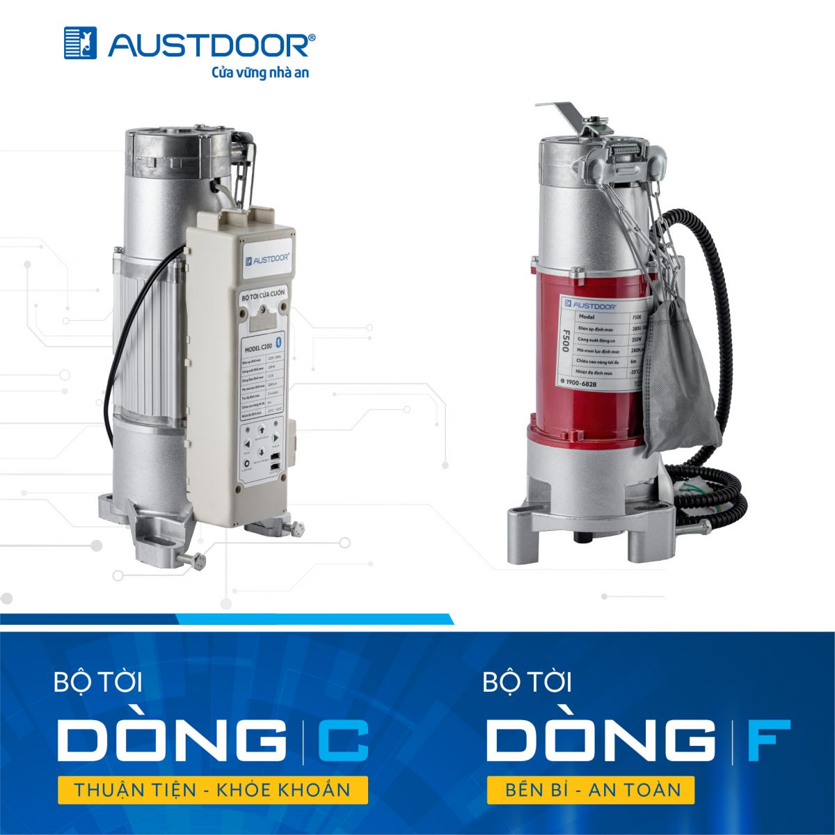 Bộ tời dòng C Austdoor